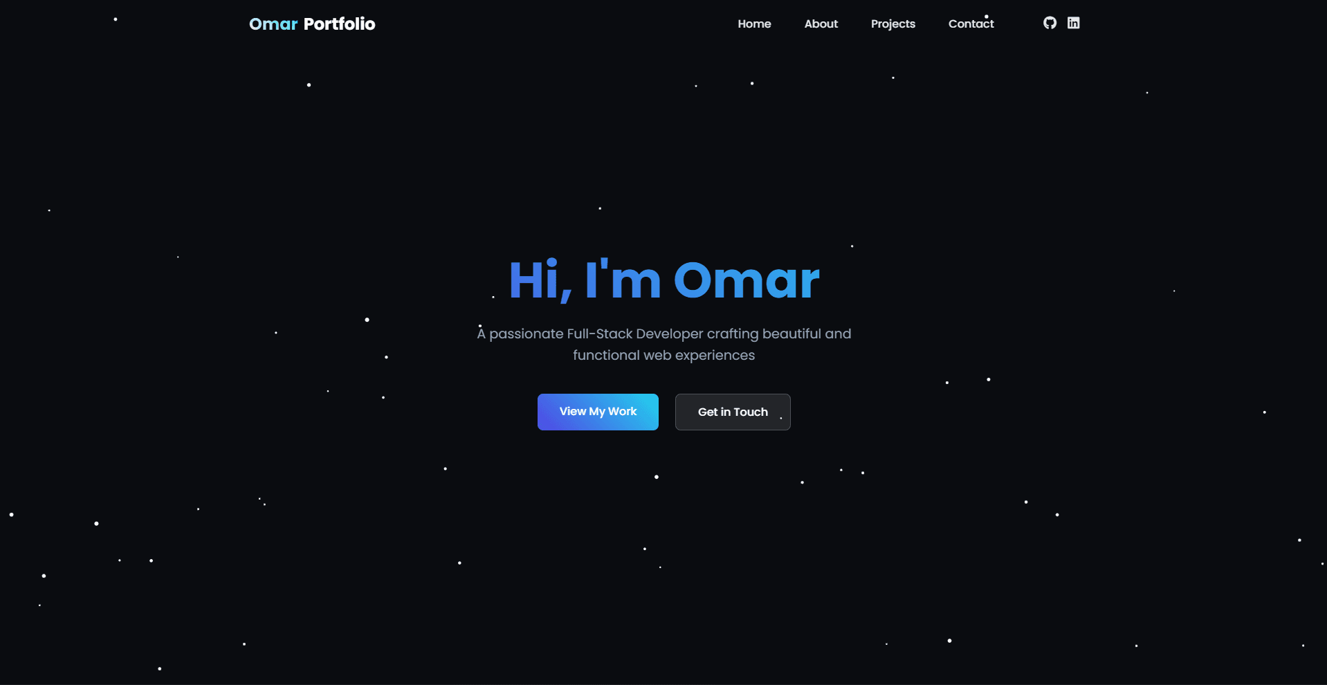 Portfolio v1 screenshot